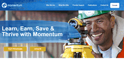 Desktop Screenshot of momentum.org